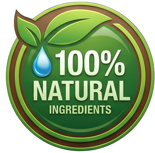 100% natural